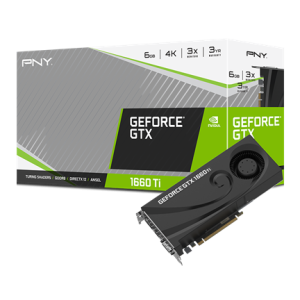 کارت گرافیک مدل PNY GeForce GTX 1660 Ti 6GB Blower پی ان وای