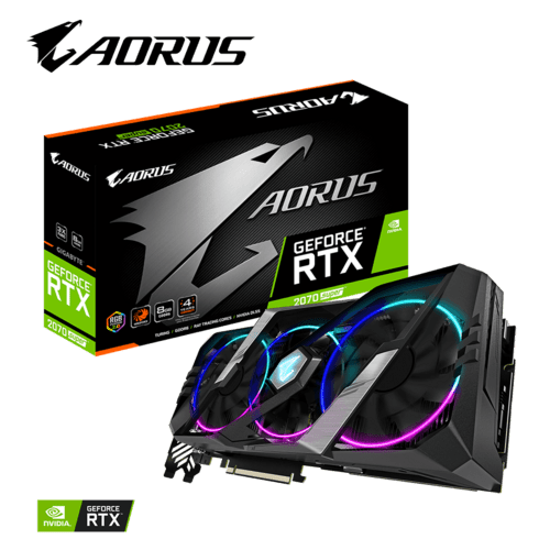 کارت گرافیک مدل AORUS GeForce RTX 2070 SUPER™ 8G (rev. 2.0) گیگابایت