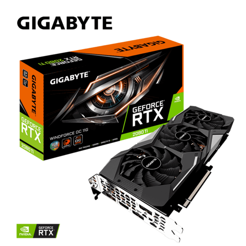 کارت گرافیک مدل GIGABYTE GeForce RTX™ 2080 Ti WINDFORCE OC گیگابایت