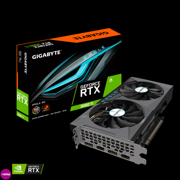 کارت گرافیک مدل GeForce RTX™ 3060 Ti EAGLE 8G (rev. 2.0) گیگابایت