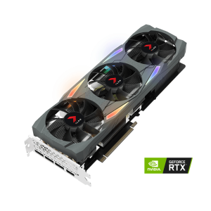کارت گرافیک مدل PNY GeForce RTX 3080 10GB XLR8 Gaming UPRISING EPIC-X RGB Triple Fan LHR پی ان وای