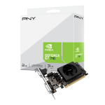 کارت گرافیک مدل PNY GeForce GT 710 2GB Single Fan (Low Profile) پی ان وای