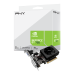 کارت گرافیک مدل PNY GeForce GT 730 2GB Single Fan (Low Profile) پی ان وای