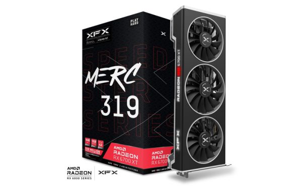 کارت گرافیک مدل XFX MERC 319 AMD Radeon RX 6700 XT ایکس اف ایکس