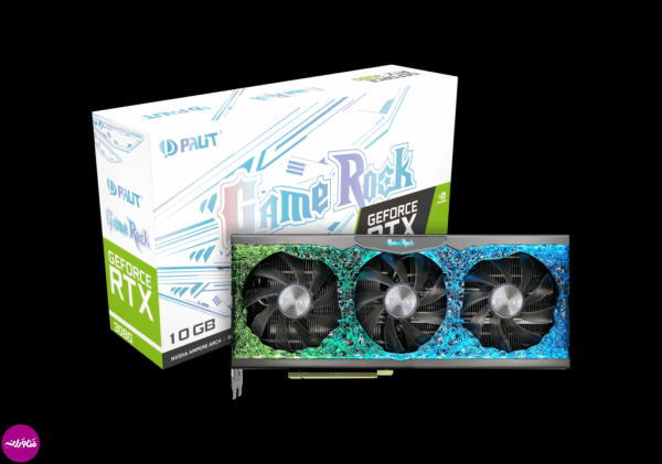 کارت گرافیک مدل palit GeForce RTX™ 3080 GameRock V1 پلیت
