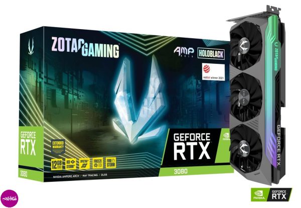 کارت گرافیک مدل ZOTAC GAMING GeForce RTX 3080 AMP Holo LHR 12GB زوتک