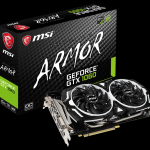کارت گرافیک مدل msi GeForce GTX 1060 ARMOR 6GD5X OC ام اس آی