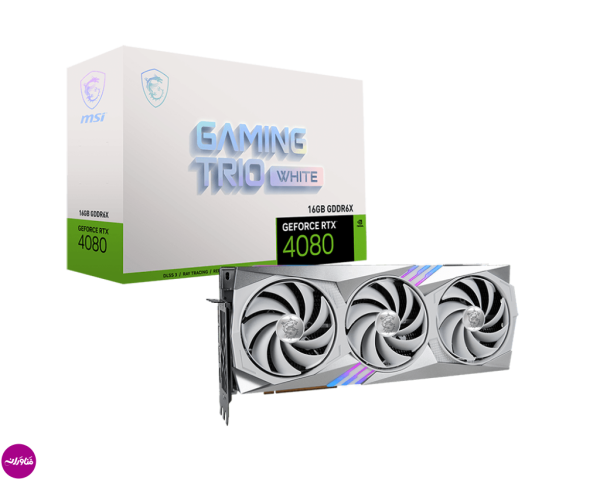 کارت گرافیک MSI GeForce RTX 4080 GAMING TRIO WHITE ام اس آی