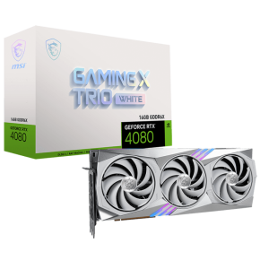 کارت گرافیک GeForce RTX 4080 GAMING X TRIO WHITE ام اس آی