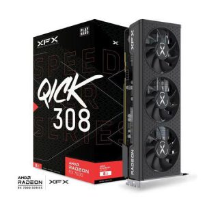کارت گرافیک XFX SPEEDSTER QICK 308 AMD Radeon RX 7600 Black Edition