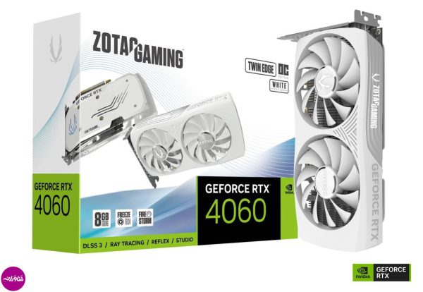 کارت گرافیک ZOTAC GAMING GeForce RTX 4060 8GB Twin Edge OC White