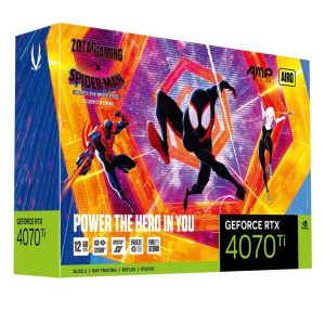 کارت گرافیک ZOTAC GAMING GeForce RTX 4070 Ti AMP AIRO SPIDER-MAN