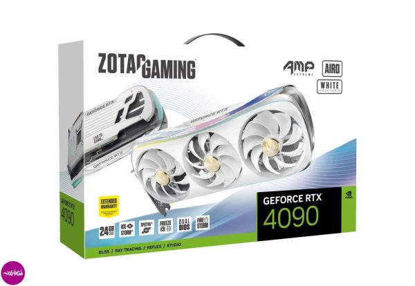 کارت گرافیک ZOTAC GAMING GeForce RTX 4090 AMP Extreme AIRO White