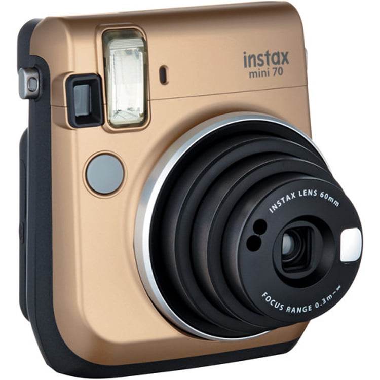 دوربین عکاسی چاپ سریع فوجی Fujifilm instax mini 70 Instant Film Camera Gold — تصویر ۳